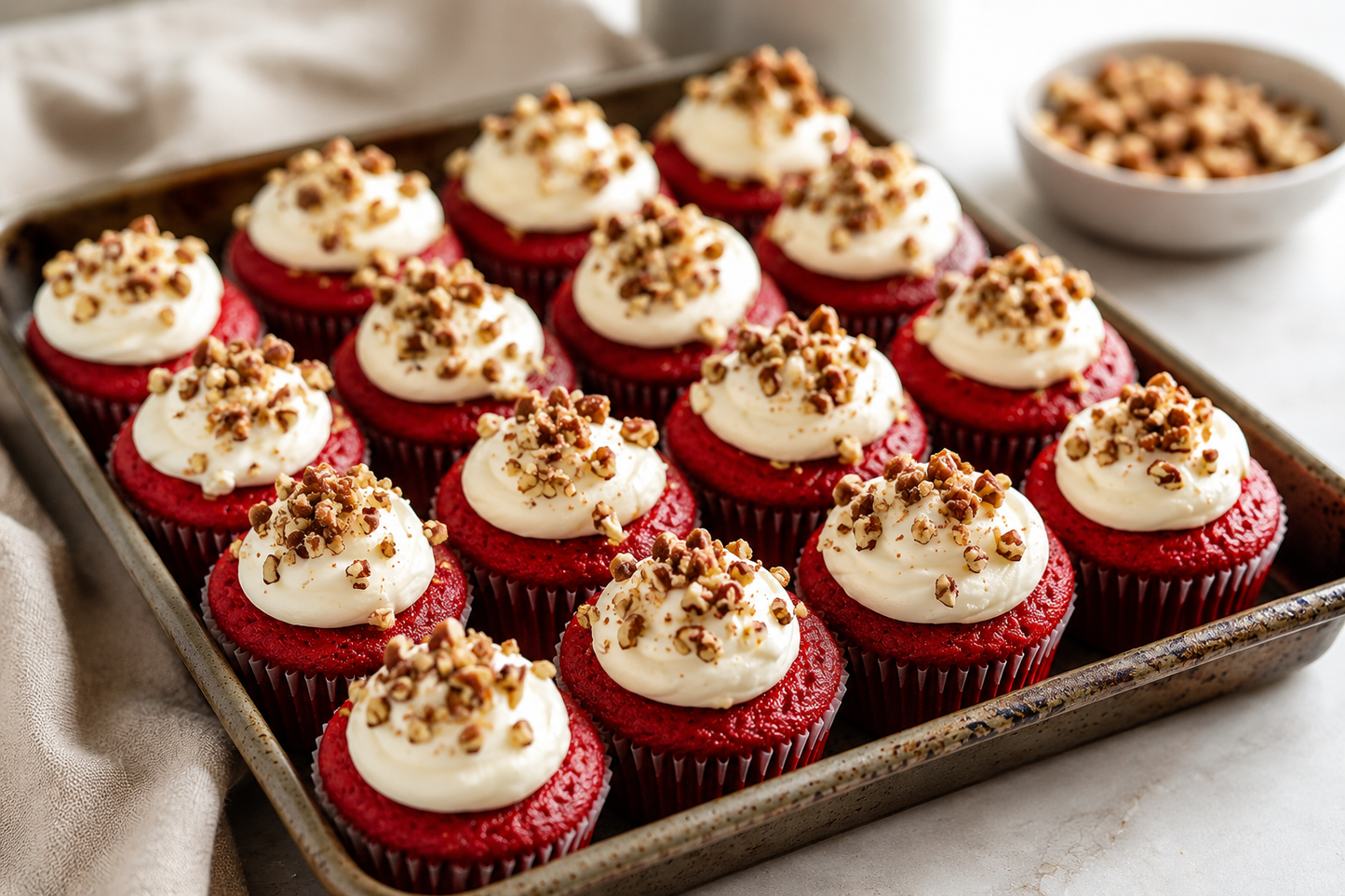 vegan red velvet cupcakes (1 dozen)