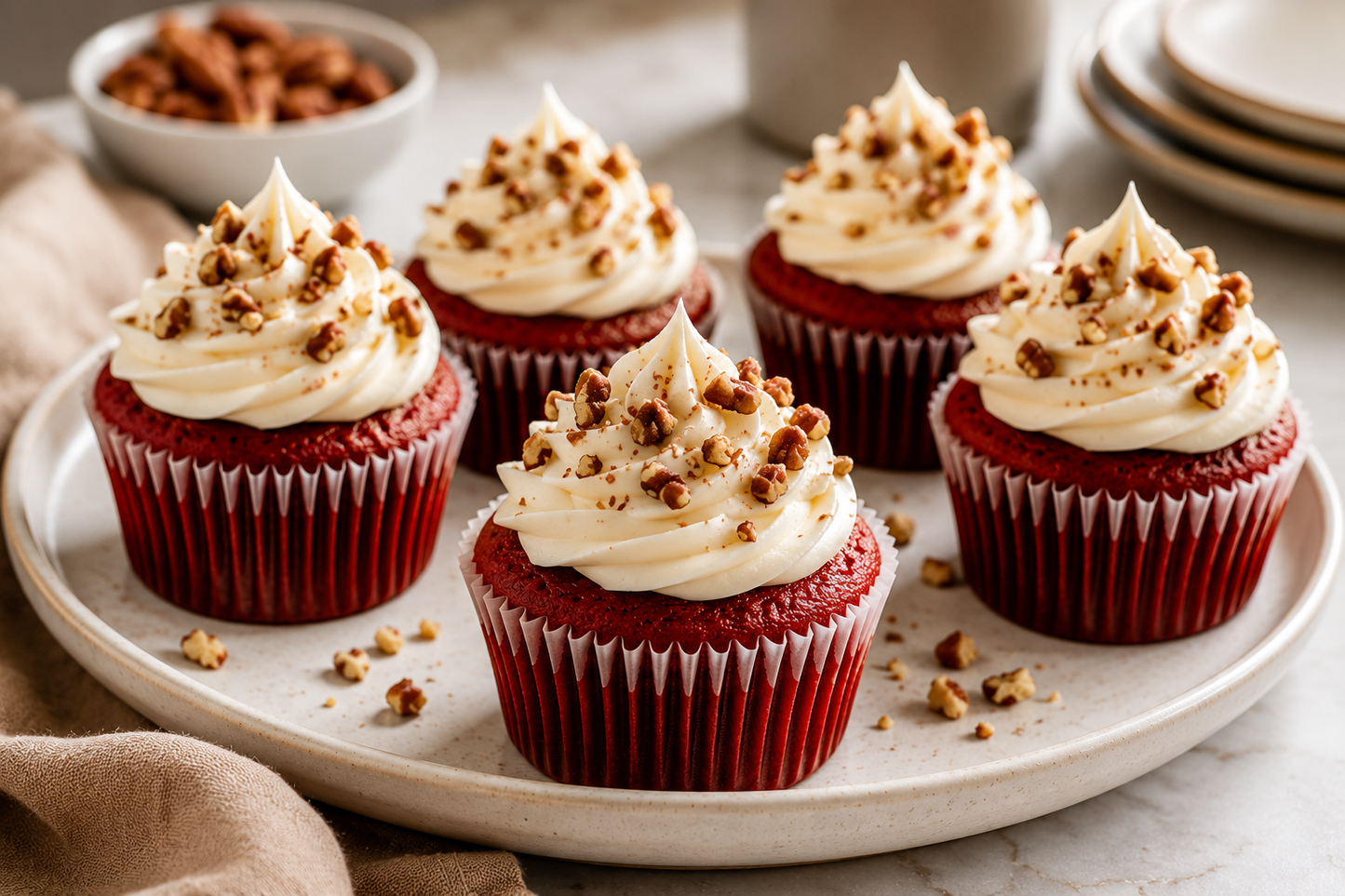 vegan red velvet cupcakes (1 dozen)